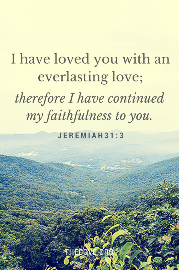 Cove Bible Verse for week of January 12 Notes from the Cove