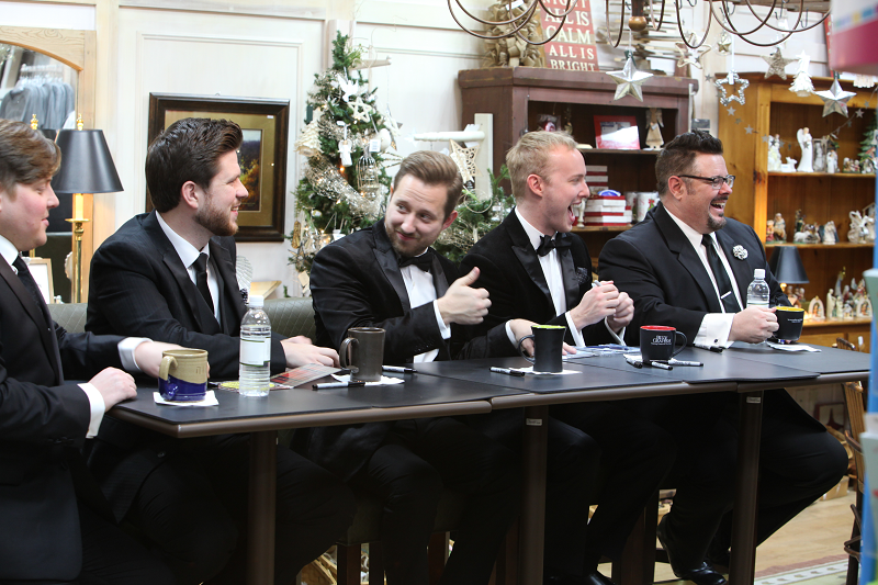 Veritas at Christmas at The Cove at book signing